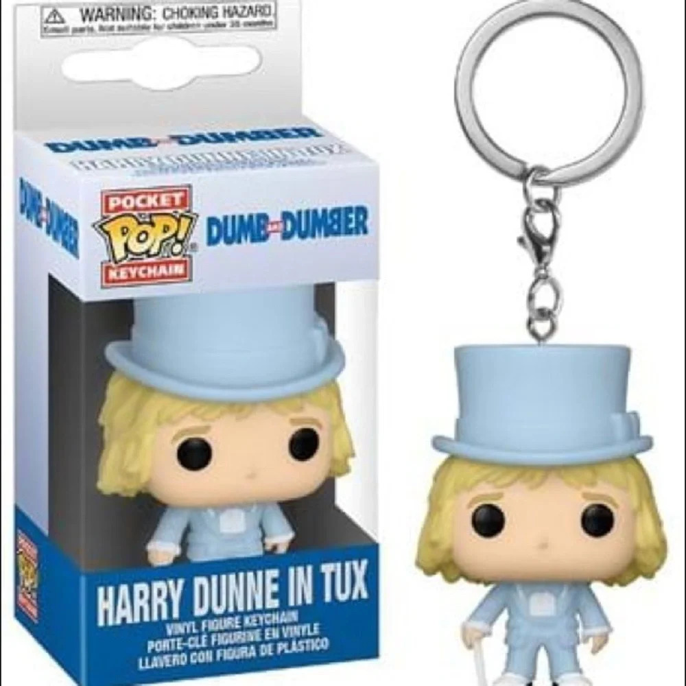 Funko Dumb And Dumber Pocket Pop! Harry Dunne In Tux Vinyl Key Chain - Picture 2 of 8